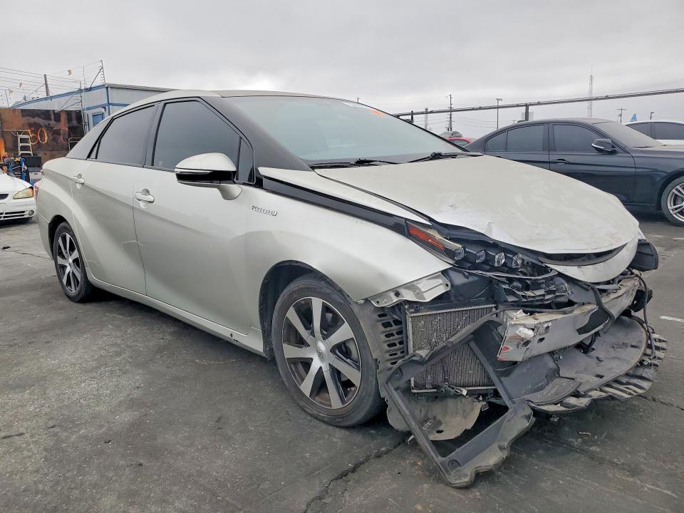2017 Toyota VIN JTDBVRBD1HA002053 COPART salvage auction — FRONT END, Ca - Salvage Certificate, sold $200 on 2026-07-08 (photo 4)