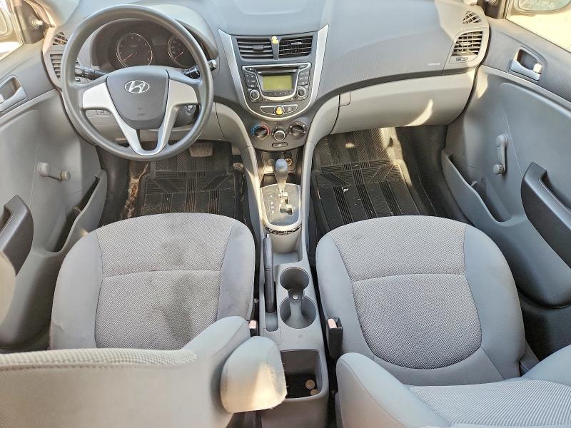 2012 Hyundai Accent VIN KMHCT4AE3CU091084 COPART salvage auction — FRONT END, On - Permit No Brand - Unfit, sold $300 on 2026-07-07 (photo 8)