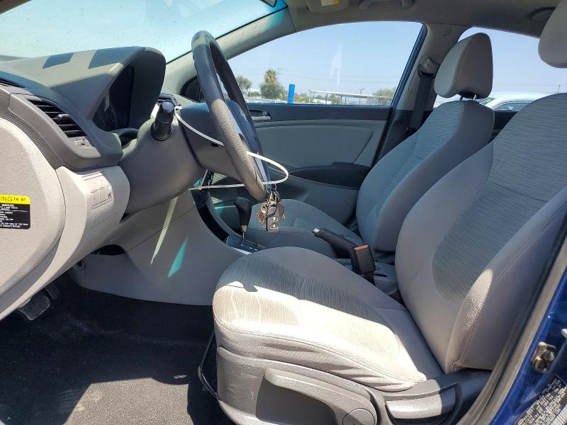 2016 Hyundai Accent VIN KMHCT4AE2GU152902 COPART salvage auction — FRONT END, Salvage Title, sold $1,150 on 2026-07-16 (photo 7)