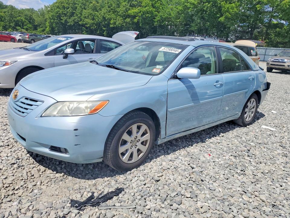 2007 Toyota Camry VIN 4T1BK46K77U500237 COPART salvage auction — REAR END, Ma - Cert Of Title-Reconstrctd Coll, sold $725 on 2026-07-06 (photo 1)