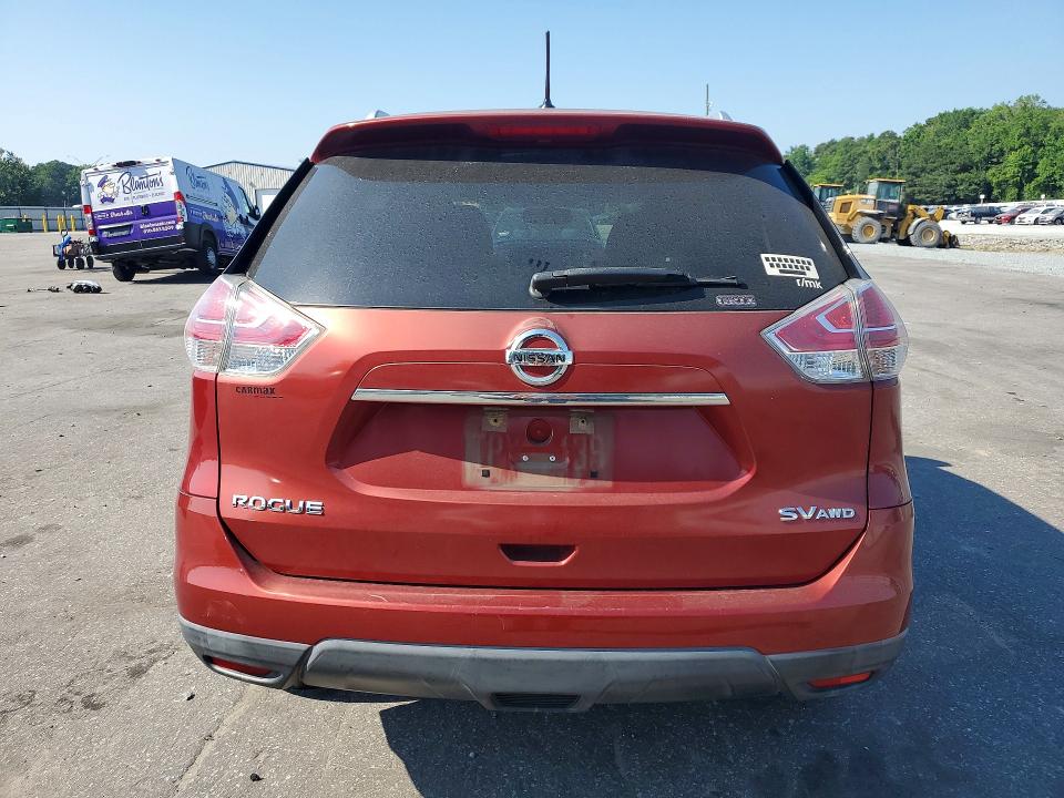 2016 Nissan Rogue VIN KNMAT2MV8GP630475 COPART salvage auction — SIDE, Nc - Salvage Certificate Of Title, sold $1,050 on 2026-07-30 (photo 6)