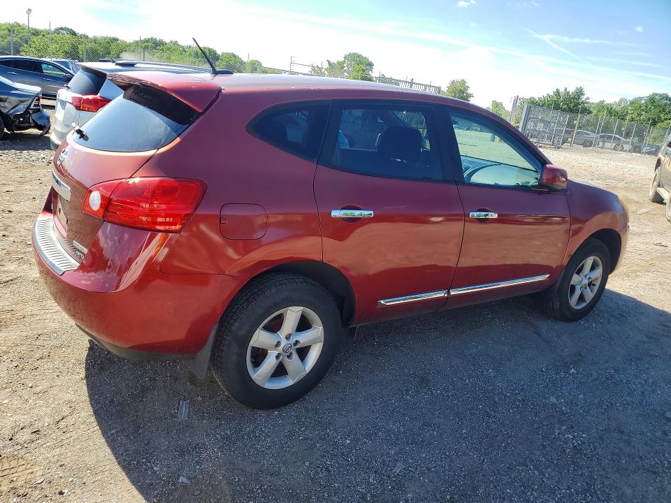 2013 Nissan Rogue VIN JN8AS5MV5DW645705 COPART salvage auction — MINOR DENT/SCRATCHES, Md - Certificate Of Title, sold $775 on 2026-07-02 (photo 3)