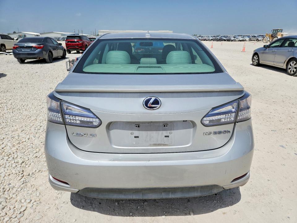 2010 Lexus Hs 250h VIN JTHBB1BA8A2005689 COPART salvage auction — FRONT END, Ca - Certificate Of Title, sold $1,500 on 2026-07-02 (photo 6)