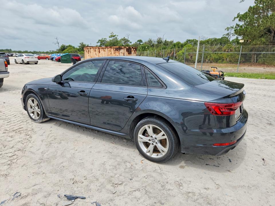 2018 Audi A4 VIN WAUKMAF45JA231563 COPART salvage auction — WATER/FLOOD, FL - CERT OF TITLE SLVG REBUILDABLE, sold $250 on 2026-07-22 (photo 2)