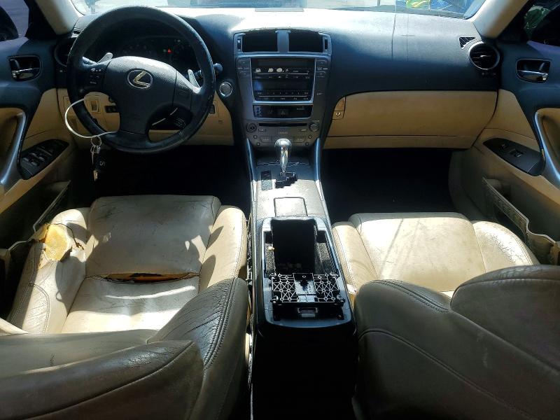 2008 Lexus Is VIN JTHBK262182070659 COPART salvage auction — FRONT END, Fl - Cert Of Title Slvg Rebuildable, sold $375 on 2026-07-14 (photo 8)