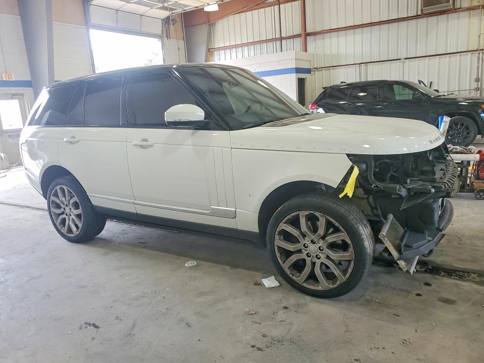 2015 Land rover RANGE ROVER VIN SALGS2TF2FA240277 COPART salvage auction — FRONT END, Va - Cert Of Title - Salvage, sold $6,500 on 2026-07-17 (photo 4)