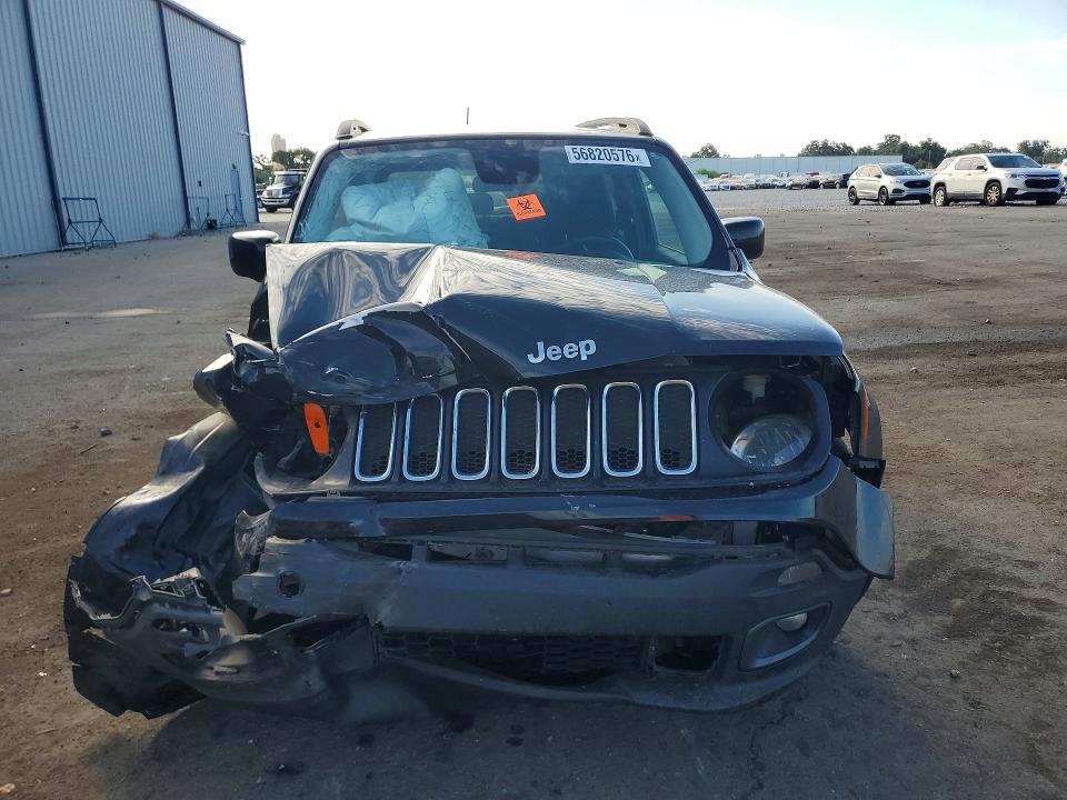 2017 Jeep Renegade VIN ZACCJABB7HPF18014 COPART salvage auction — FRONT END, Fl - Cert Of Title Slvg Rebuildable, sold $650 on 2026-07-13 (photo 5)