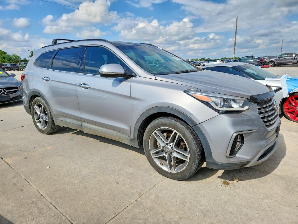 2017 Hyundai Santa fe VIN KM8SR4HF7HU167969 COPART salvage auction — UNDERCARRIAGE, Tx - Certificate Of Title (P), sold $4,700 on 2026-07-09 (photo 4)
