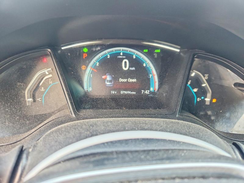 2018 Honda Civic VIN 19XFC2F67JE039704 COPART salvage auction — HAIL, Tx - Certificate Of Title, sold $9,000 on 2026-08-25 (photo 9)