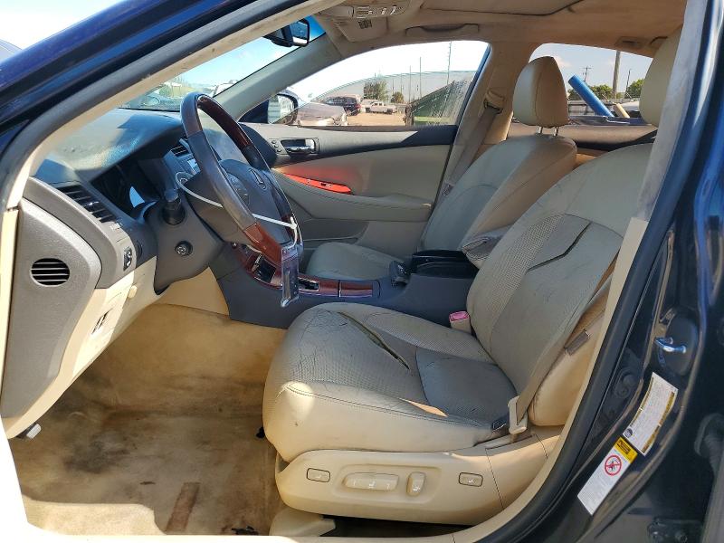 2009 Lexus Es 350 VIN JTHBJ46G992303201 COPART salvage auction — FRONT END, FL - CERT OF TITLE SLVG REBUILDABLE, sold $1,750 on 2026-07-20 (photo 7)