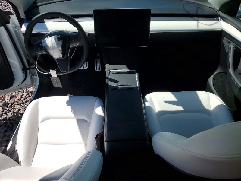 2022 Tesla Model y VIN 7SAYGDEF8NF530375 COPART salvage auction — FRONT END, In - Cert Of Title-Salvage Title, sold $13,600 on 2026-07-14 (photo 8)