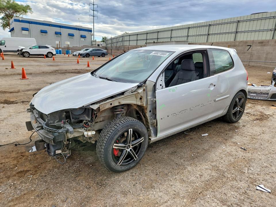 2007 Volkswagen Gti VIN WVWEV71K17W009751 COPART salvage auction — FRONT END, Nm - Cert Of Title-Salvage, sold $850 on 2026-07-09 (photo 1)
