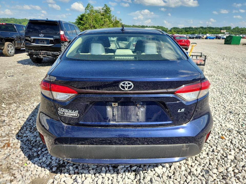 2020 Toyota Corolla VIN JTDHPRAE6LJ013976 COPART salvage auction — SIDE, Wv - Salvage Certificate, sold $5,600 on 2026-07-27 (photo 6)
