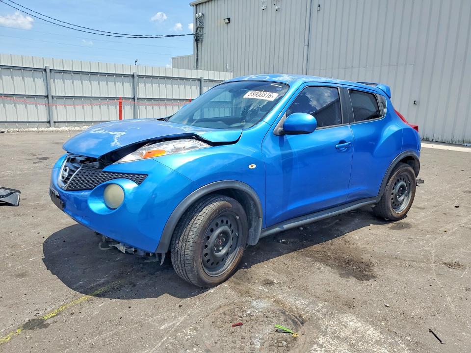 2011 Nissan Juke VIN JN8AF5MR7BT010426 COPART salvage auction — FRONT END, Fl - Certificate Of Title, sold $350 on 2026-07-22 (photo 1)