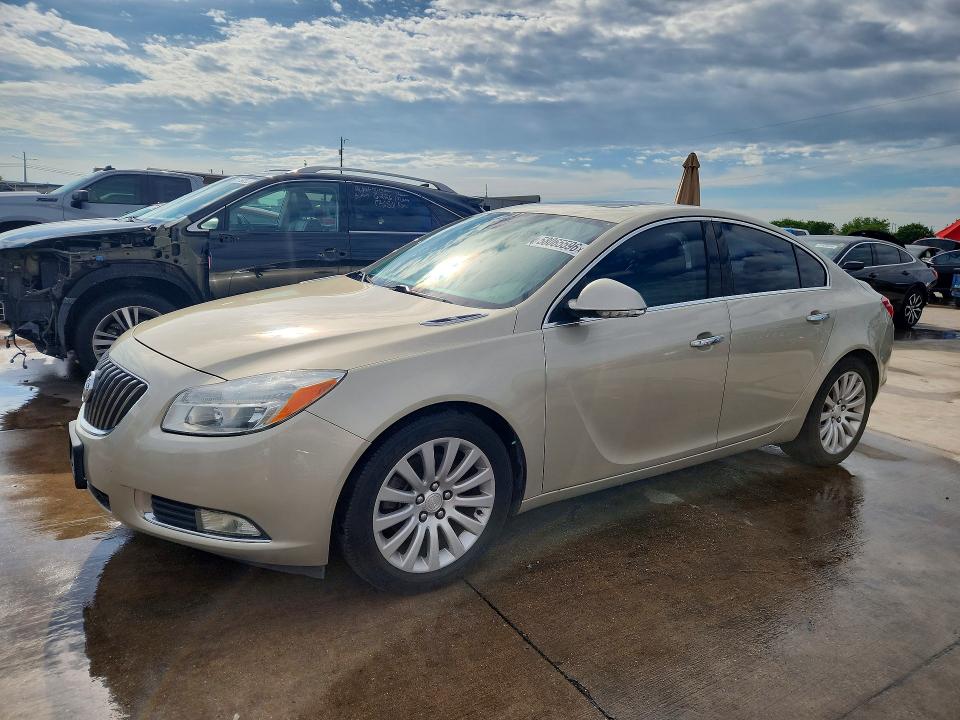 2013 Buick Regal VIN 2G4GS5EV6D9250442 COPART salvage auction — FRONT END, Tx - Certificate Of Title (P), sold $700 on 2026-07-02 (photo 1)