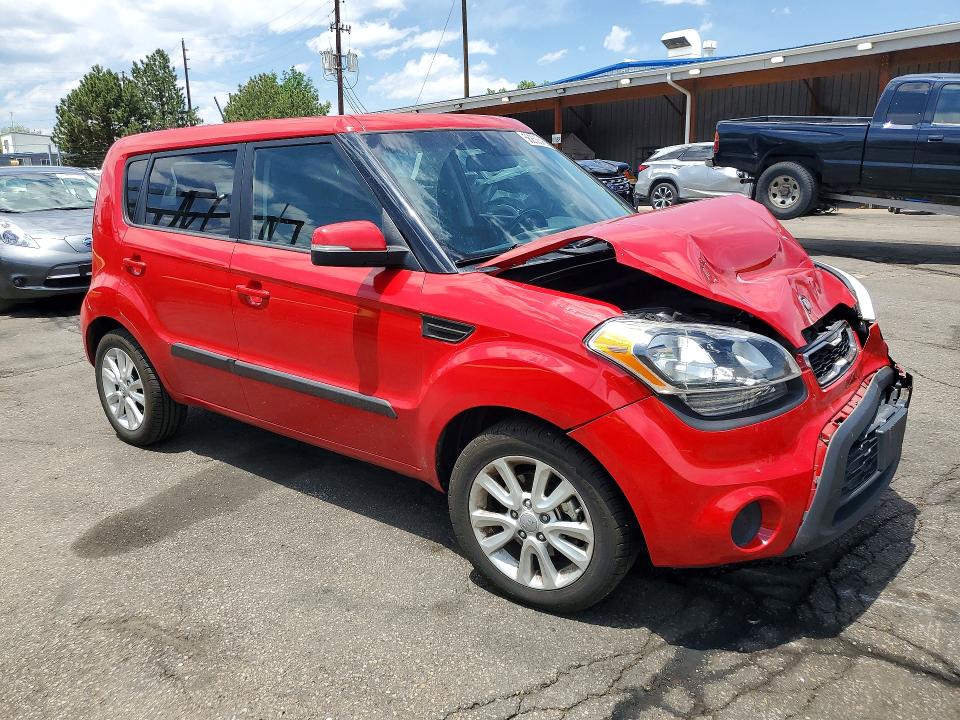 2013 Kia Soul VIN KNDJT2A69D7504263 COPART salvage auction — FRONT END, Co - Public - Salvage Title, sold $425 on 2026-07-07 (photo 4)