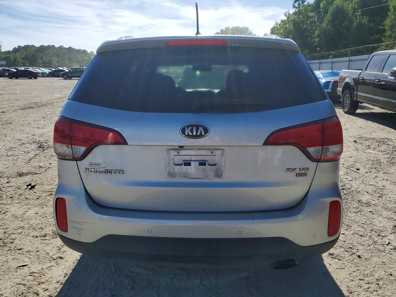 2014 Kia Sorento VIN 5XYKU4A79EG510316 COPART salvage auction — Normal Wear, VA - CERTIFICATE OF TITLE, sold $1,550 on 2026-07-09 (photo 6)