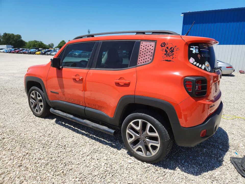 2017 Jeep Renegade VIN ZACCJBBB2HPE53773 COPART salvage auction — HAIL, Mo - Certificate Of Title, sold $7,900 on 2026-07-08 (photo 2)