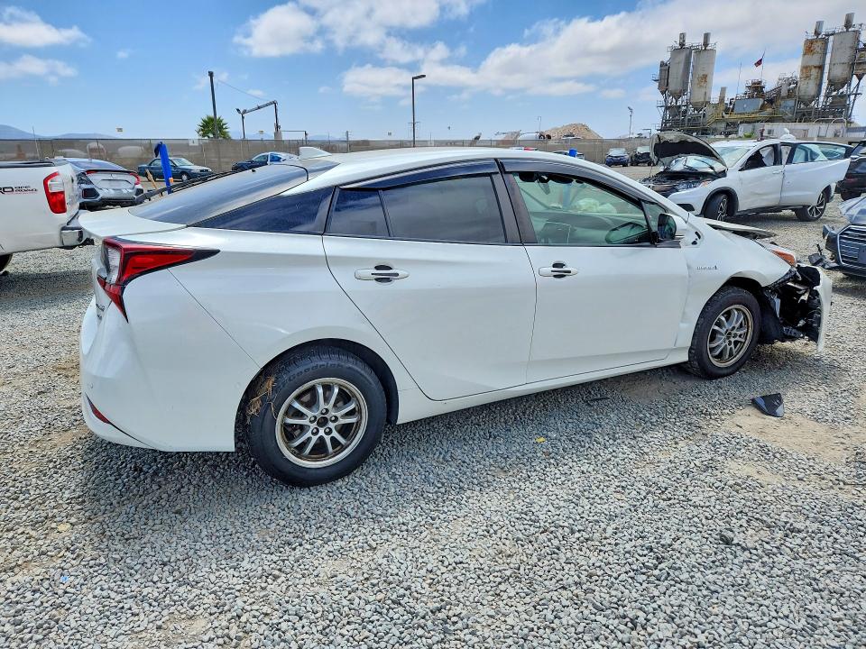 2019 Toyota Prius VIN JTDL9RFU6K3008865 COPART salvage auction — FRONT END, Ca - Salvage Certificate, sold $3,250 on 2026-07-24 (photo 3)