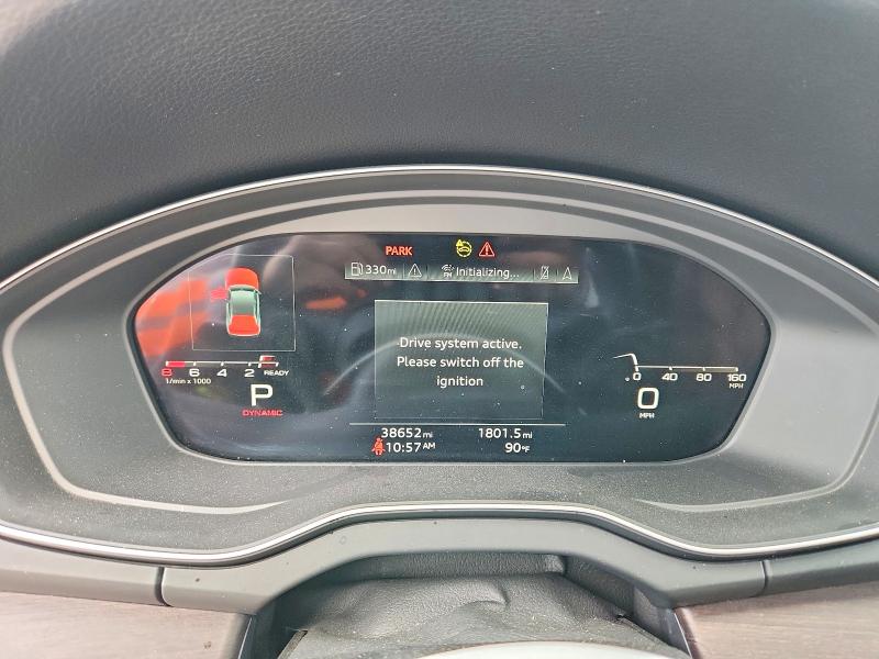2021 Audi Q5 VIN WA1CAAFY8M2007411 COPART salvage auction — REAR END, Ks - Cert Of Title-Salvage, sold $17,100 on 2026-07-22 (photo 9)