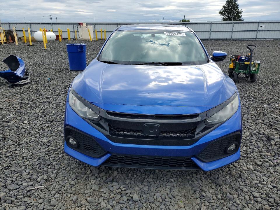 2017 Honda Civic VIN SHHFK7H71HU412485 COPART salvage auction — REAR END, Wa - Bill Of Sale, sold $2,700 on 2026-07-08 (photo 5)