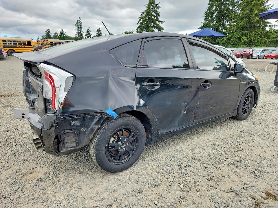 2013 Toyota Prius VIN JTDKN3DU3D5685421 COPART salvage auction — REAR END, WA - BILL OF SALE, sold $650 on 2026-07-24 (photo 3)