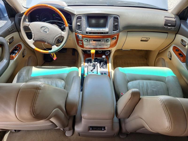 2004 Lexus Lx VIN JTJHT00W943543041 COPART salvage auction — REAR END, TX - SALVAGE VEHICLE TITLE, sold $3,350 on 2026-07-30 (photo 8)