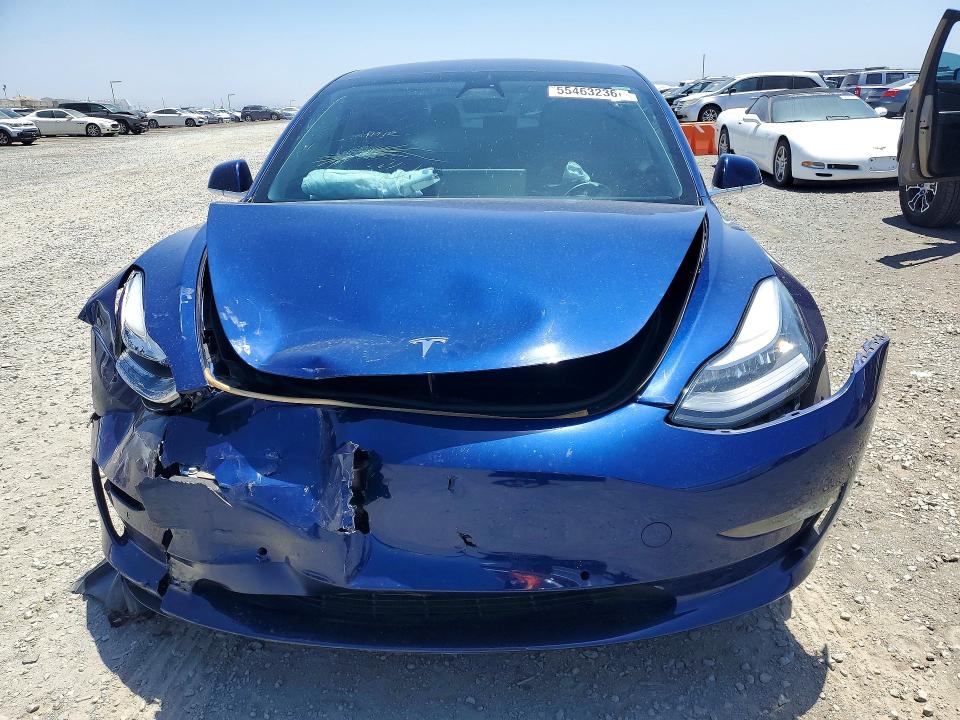 2020 Tesla Model 3 VIN 5YJ3E1EA8LF658368 COPART salvage auction — FRONT END, Ca - Salvage Certificate, sold $3,100 on 2026-07-31 (photo 5)