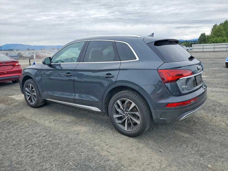 2021 Audi Q5 VIN WA1BAAFY2M2072072 COPART salvage auction — SIDE, Wa - Bill Of Sale, sold $11,500 on 2026-07-14 (photo 2)