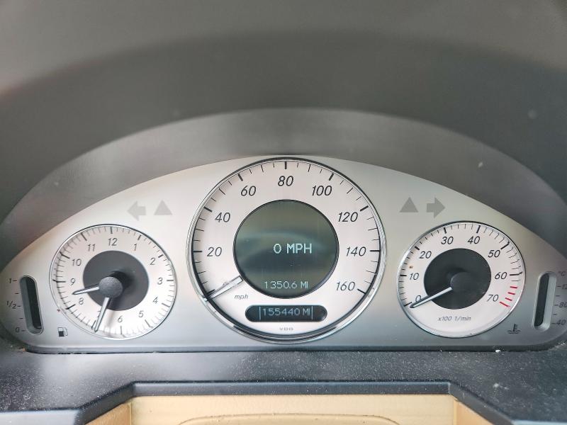 2008 Mercedes-benz E-klasse VIN WDBUF56X88B202455 COPART salvage auction — FRONT END, MD - CERT OF SALVAGE > 75% DAMAGE, sold $625 on 2026-07-31 (photo 9)