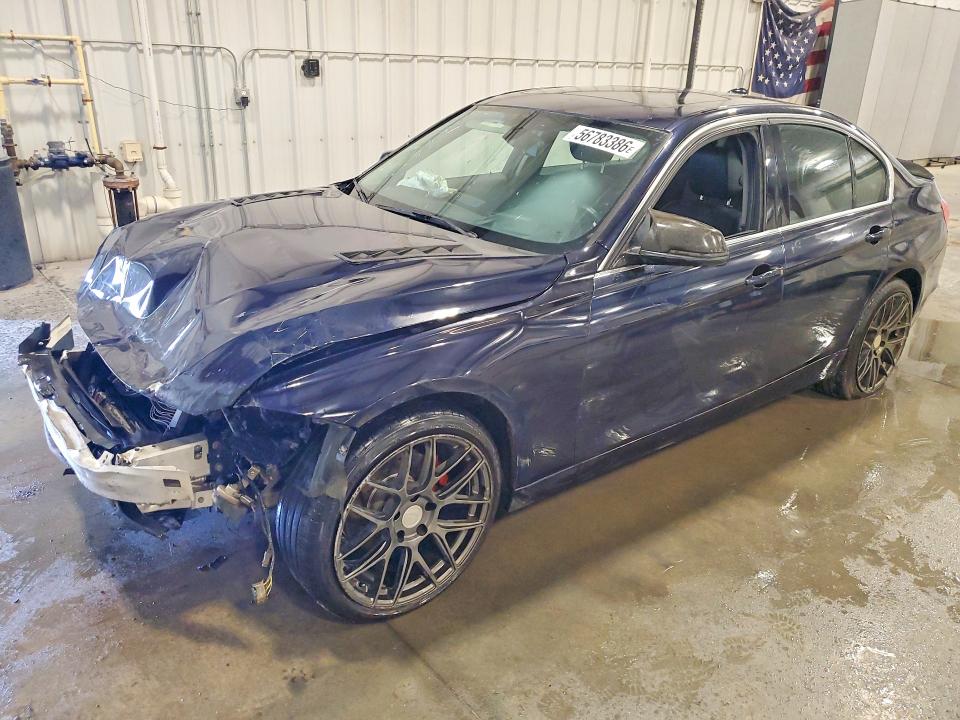 2013 BMW 3er VIN WBA3B5C59DF599010 COPART salvage auction — FRONT END, Mn - Cert Of Title-Prior Salvage, sold $225 on 2026-07-28 (photo 1)