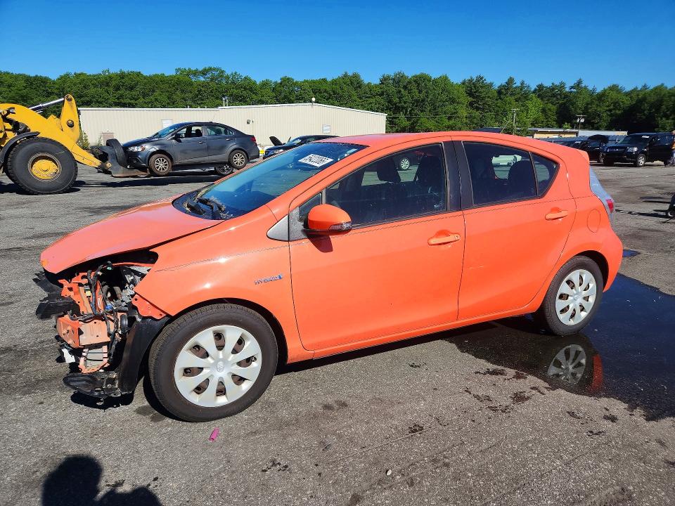 2012 Toyota VIN JTDKDTB31C1002697 COPART salvage auction — FRONT END, Wv - Salvage Certificate, sold $800 on 2026-07-02 (photo 1)