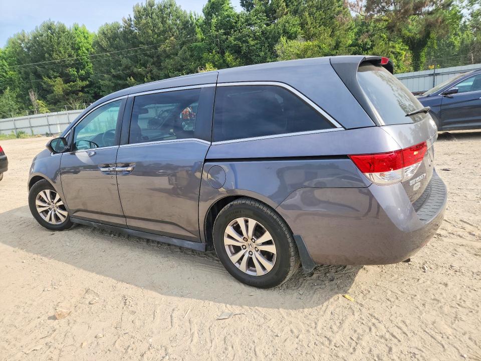 2014 Honda Odyssey VIN 5FNRL5H60EB036901 COPART salvage auction — FRONT END, Wv - Certificate Of Title (P), sold $1,400 on 2026-07-04 (photo 2)