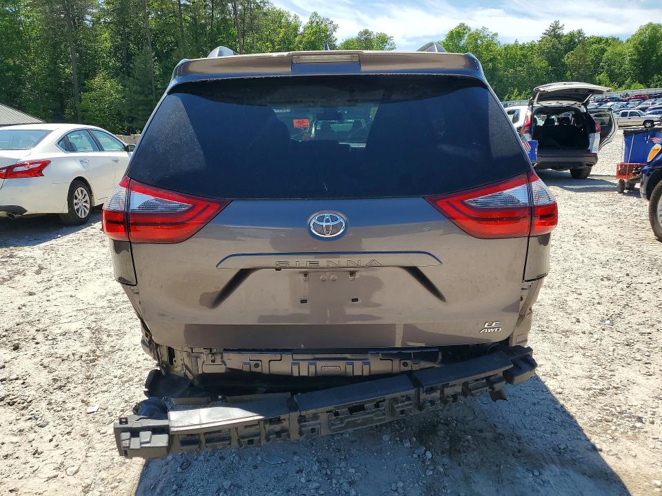 2020 Toyota Sienna VIN 5TDJZ3DC2LS242368 COPART salvage auction — SIDE, Ma - Cert Of Title-Salvage, sold $3,550 on 2026-07-15 (photo 6)
