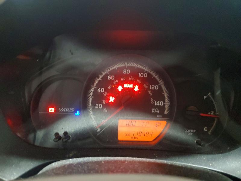 2015 Toyota Yaris VIN VNKKTUD38FA055740 COPART salvage auction — FRONT END, Pa - Certificate Of Salvage, sold $1,100 on 2026-07-16 (photo 9)