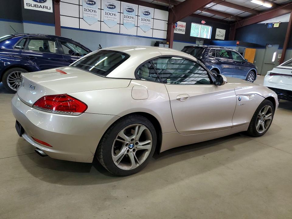2011 BMW Z4 VIN WBALM7C53BE382836 COPART salvage auction — MINOR DENT/SCRATCHES, Nv - Certificate Of Title (P), sold $3,900 on 2026-07-30 (photo 3)