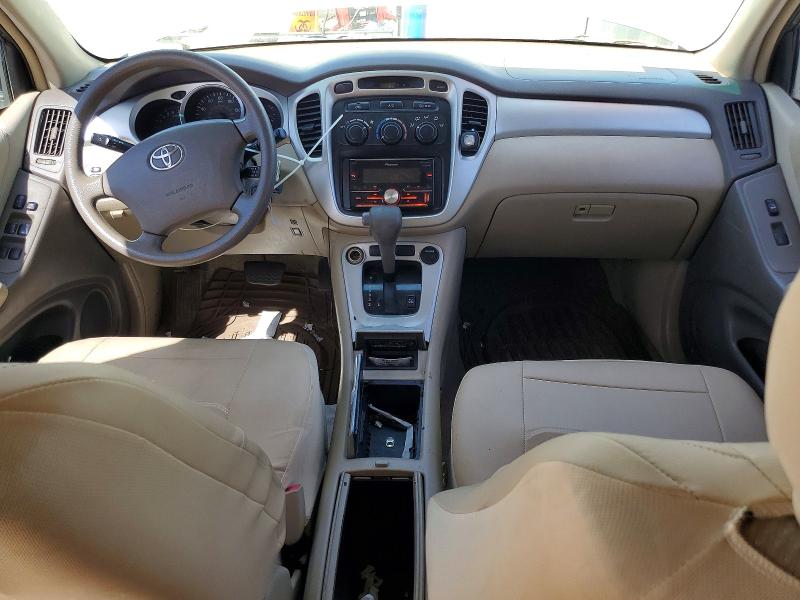 2005 Toyota Highlander VIN JTEDP21A550084416 COPART salvage auction — REAR END, Az - Cert Of Title - Salvage, sold $875 on 2026-07-17 (photo 8)