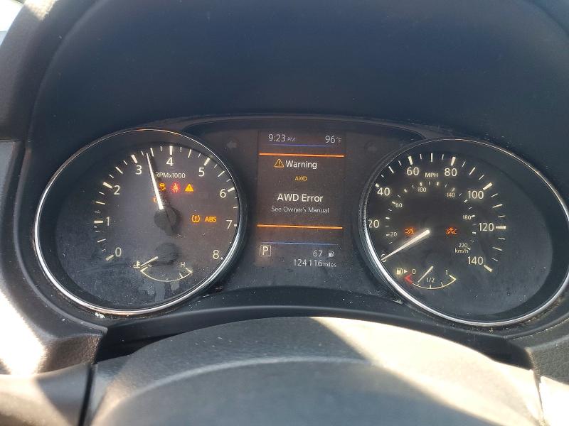 2020 Nissan Rogue VIN JN1BJ1CW3LW644799 COPART salvage auction — FRONT END, Nv - Certificate Of Title, sold $4,400 on 2026-07-20 (photo 9)