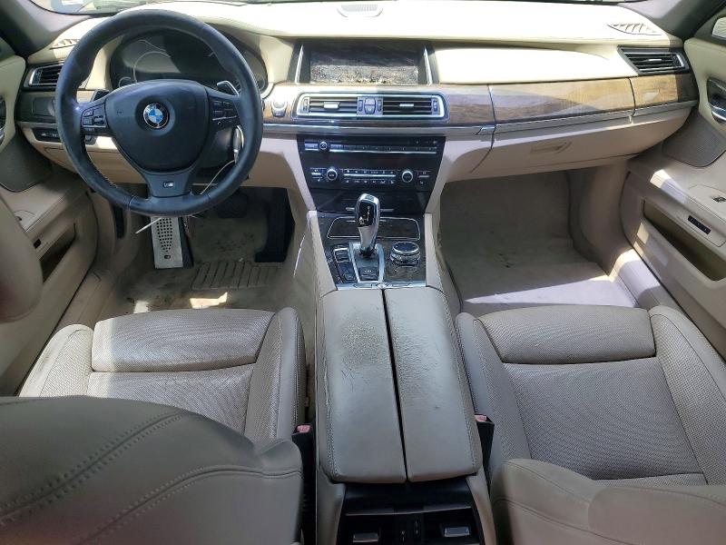 2014 BMW 7er VIN WBAYE4C57ED137940 COPART salvage auction — MECHANICAL, Fl - Certificate Of Title, sold $1,300 on 2026-07-13 (photo 8)