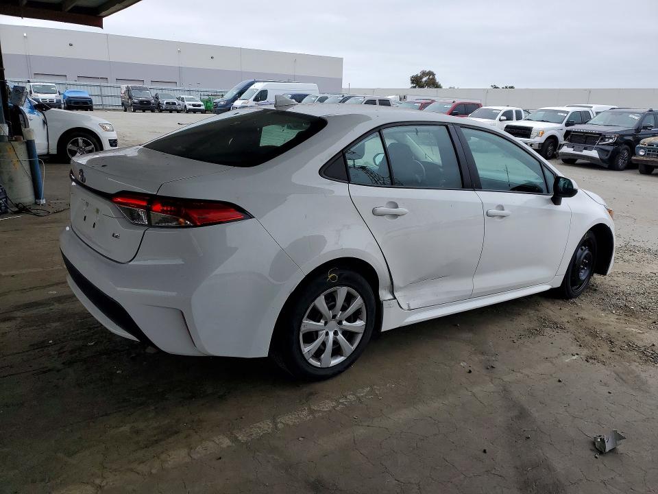 2021 Toyota Corolla VIN 5YFEPMAEXMP178562 COPART salvage auction — SIDE, Ca - Salvage Certificate, sold $6,500 on 2026-07-07 (photo 3)