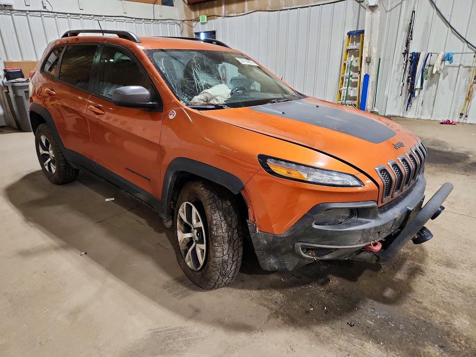 2015 Jeep Cherokee VIN 1C4PJMBS0FW544148 COPART salvage auction — FRONT END, Ak - Bill Of Sale- Salvage, sold $20 on 2026-07-21 (photo 4)