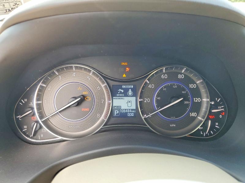 2015 Infiniti VIN JN8AZ2NC7F9370976 COPART salvage auction — MECHANICAL, Pa - Cert Of Title, sold $2,150 on 2026-07-20 (photo 9)