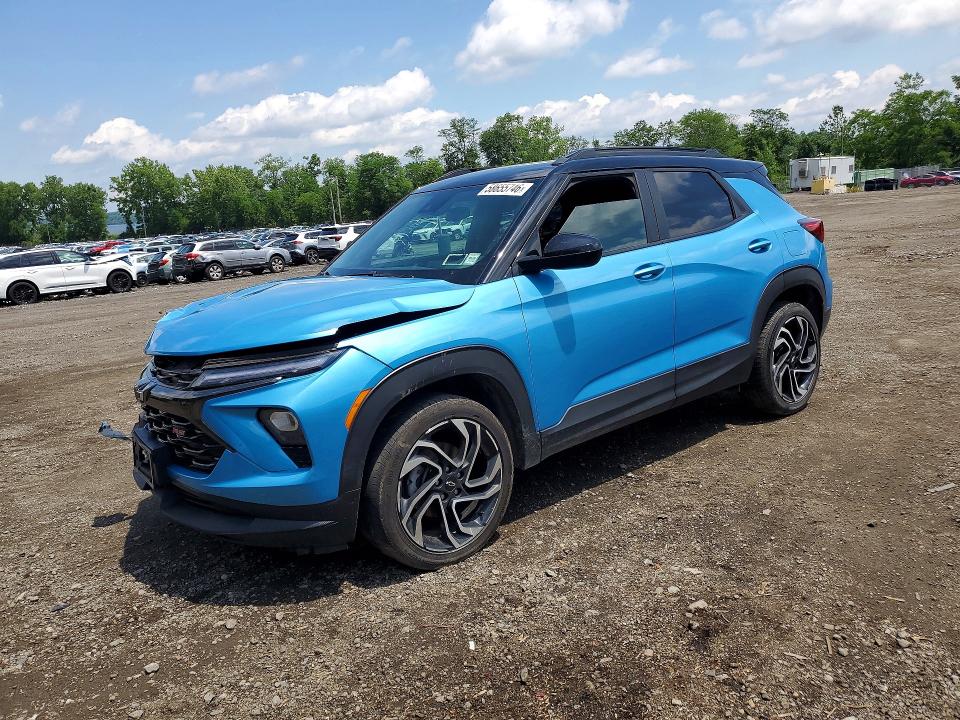 2025 Chevrolet Trailblazer VIN KL79MUSL1SB092086 COPART salvage auction — FRONT END, Ny - Mv-907A Salvage Certificate, sold $6,200 on 2026-07-23 (photo 1)