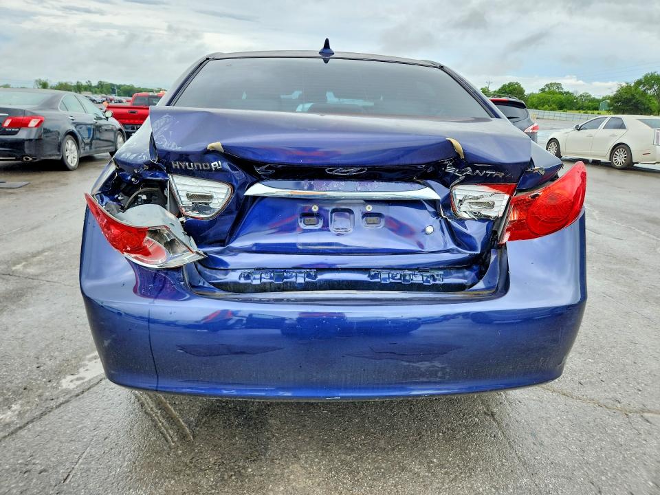 2010 Hyundai Elantra VIN KMHDU4AD7AU179366 COPART salvage auction — REAR END, Tn - Salvage Certificate, sold $725 on 2026-07-06 (photo 6)