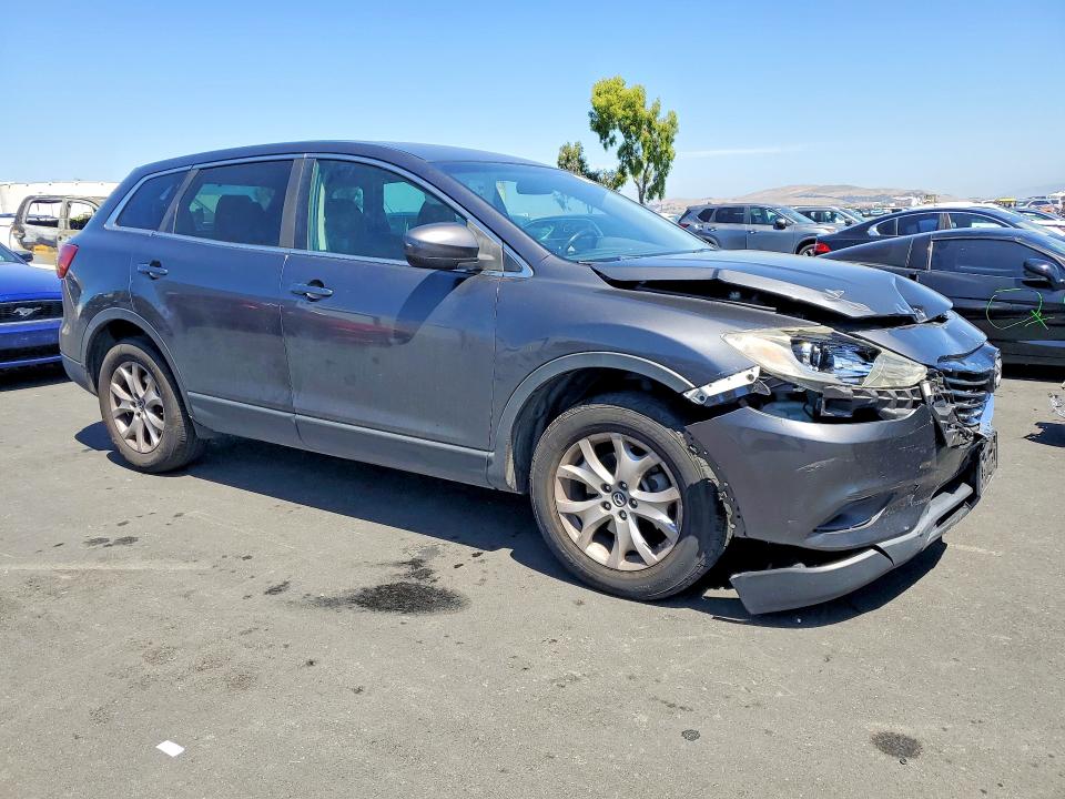 2015 Mazda Cx-9 VIN JM3TB2BV7F0465922 COPART salvage auction — FRONT END, Ca - Salvage Certificate, sold $2,000 on 2026-07-20 (photo 4)