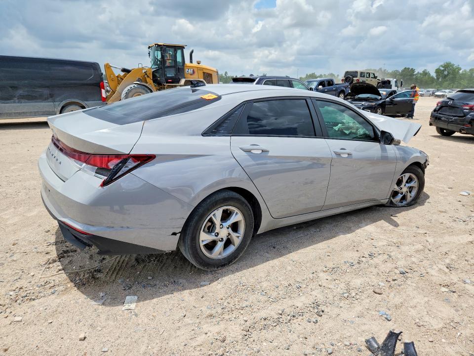 2021 Hyundai Elantra VIN KMHLM4AG8MU153725 COPART salvage auction — FRONT END, Tx - Salvage Vehicle Title, sold $1,400 on 2026-07-03 (photo 3)