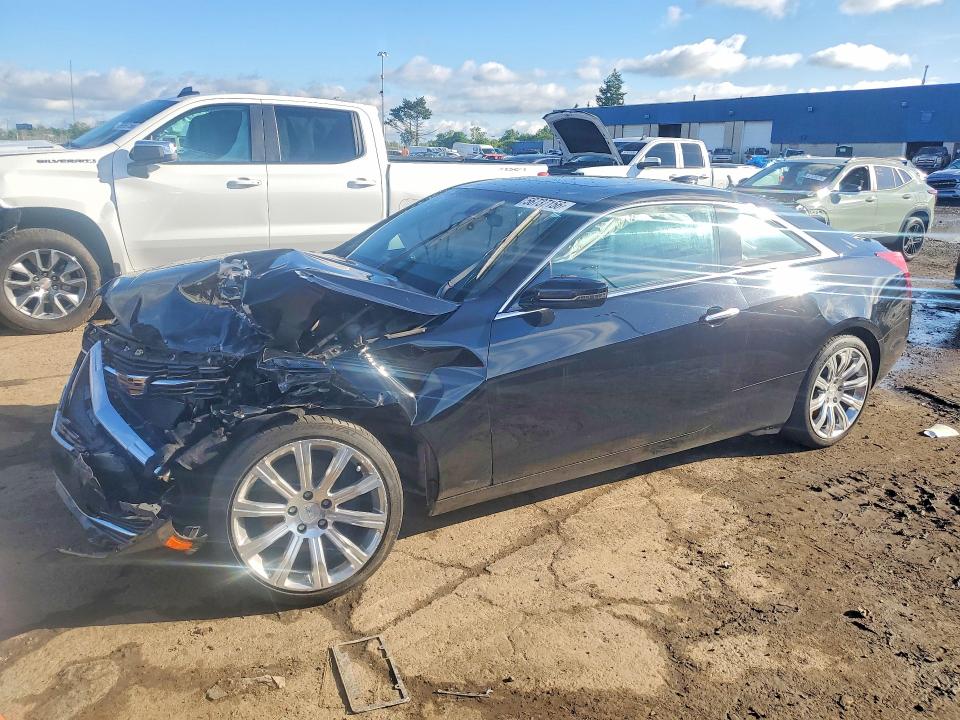 2016 Cadillac Ats VIN 1G6AG1RX5G0160099 COPART salvage auction — FRONT END, Mi - Certificate Of Title, sold $1,850 on 2026-07-10 (photo 1)
