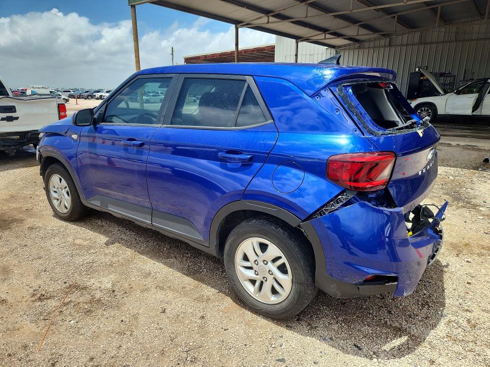 2022 Hyundai Venue VIN KMHRB8A3XNU202820 COPART salvage auction — FRONT END, Tx - Certificate Of Title, sold $90 on 2026-07-28 (photo 2)