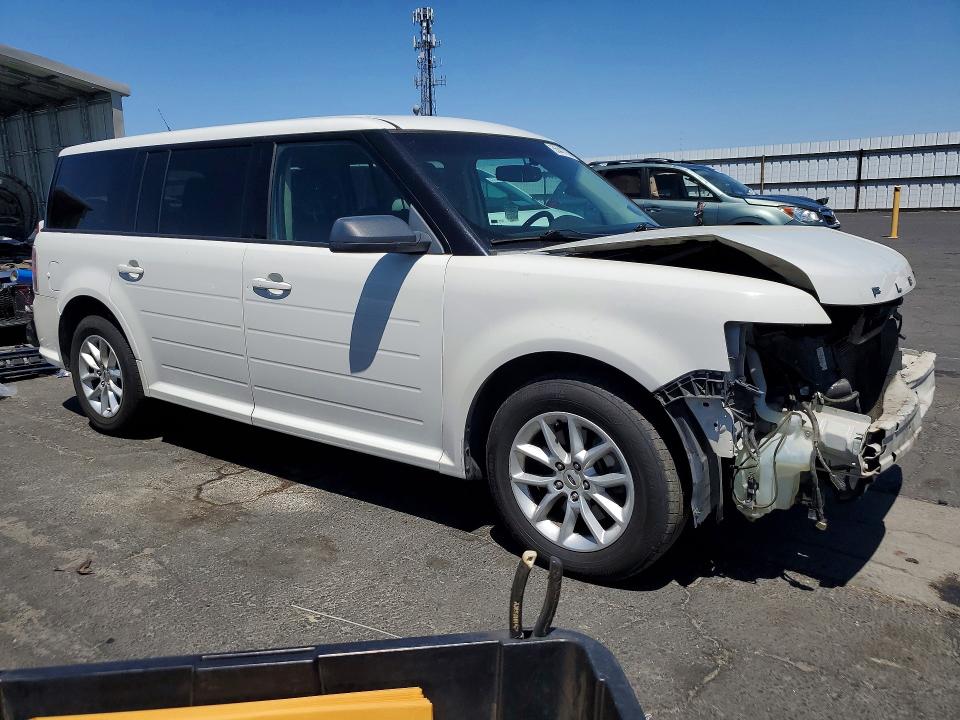 2014 Ford Flex VIN 2FMGK5B87EBD09751 COPART salvage auction — FRONT END, Ca - Salvage Certificate, sold $625 on 2026-07-09 (photo 4)