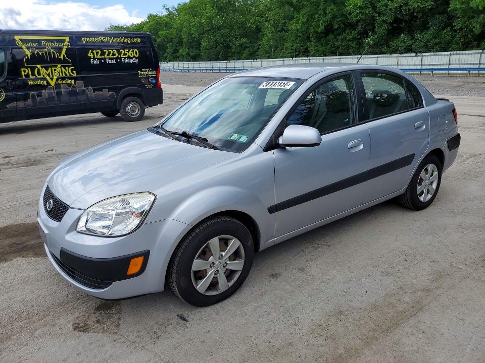 2009 Kia Rio VIN KNADE223796584619 COPART salvage auction — REAR END, PA - CERTIFICATE OF SALVAGE, sold $375 on 2026-07-02 (photo 1)